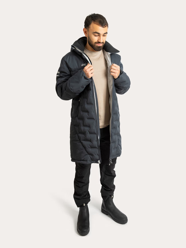 Uhip - ICE Herrparka/Vinterkappa  Blue Graphite