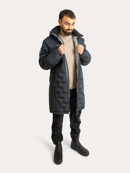 Uhip - ICE Herrparka/Vinterkappa  Blue Graphite