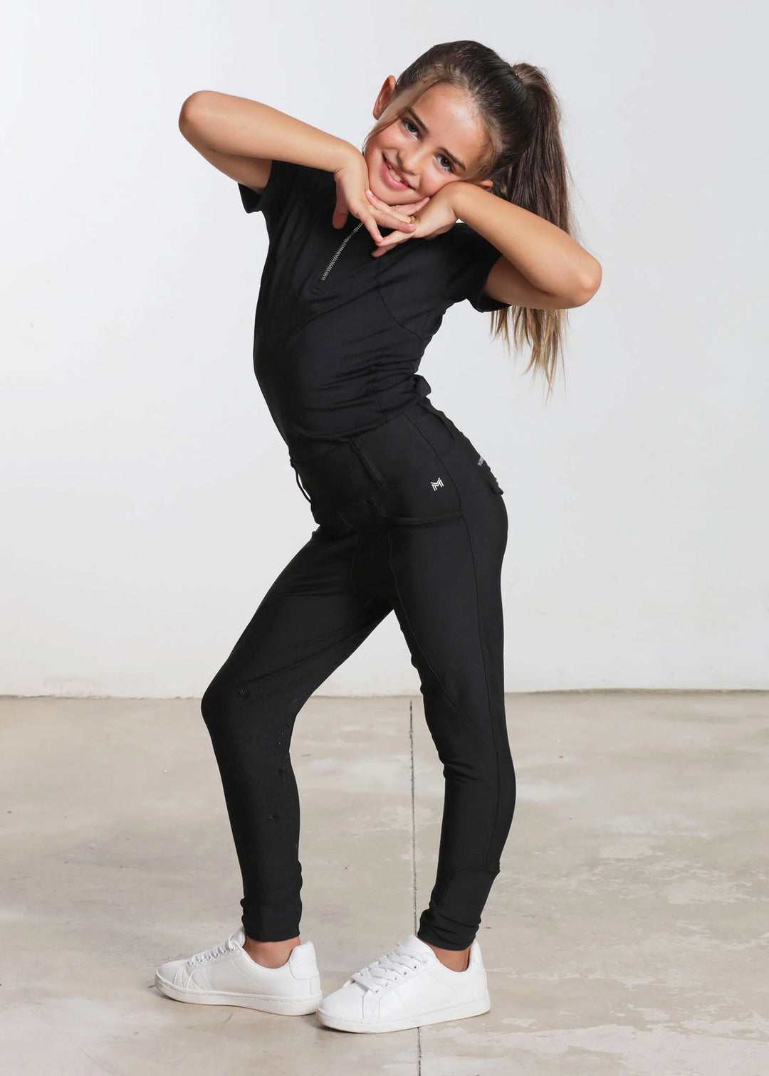 Maximilian Equestrian - YR Pro Helskodda Ridleggings BLACK