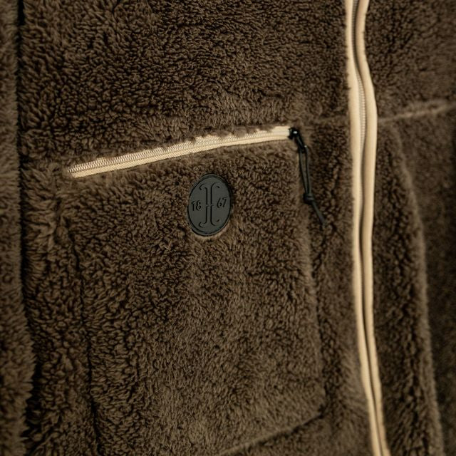 Jacson - Nora Teddyjacka Olivgrön