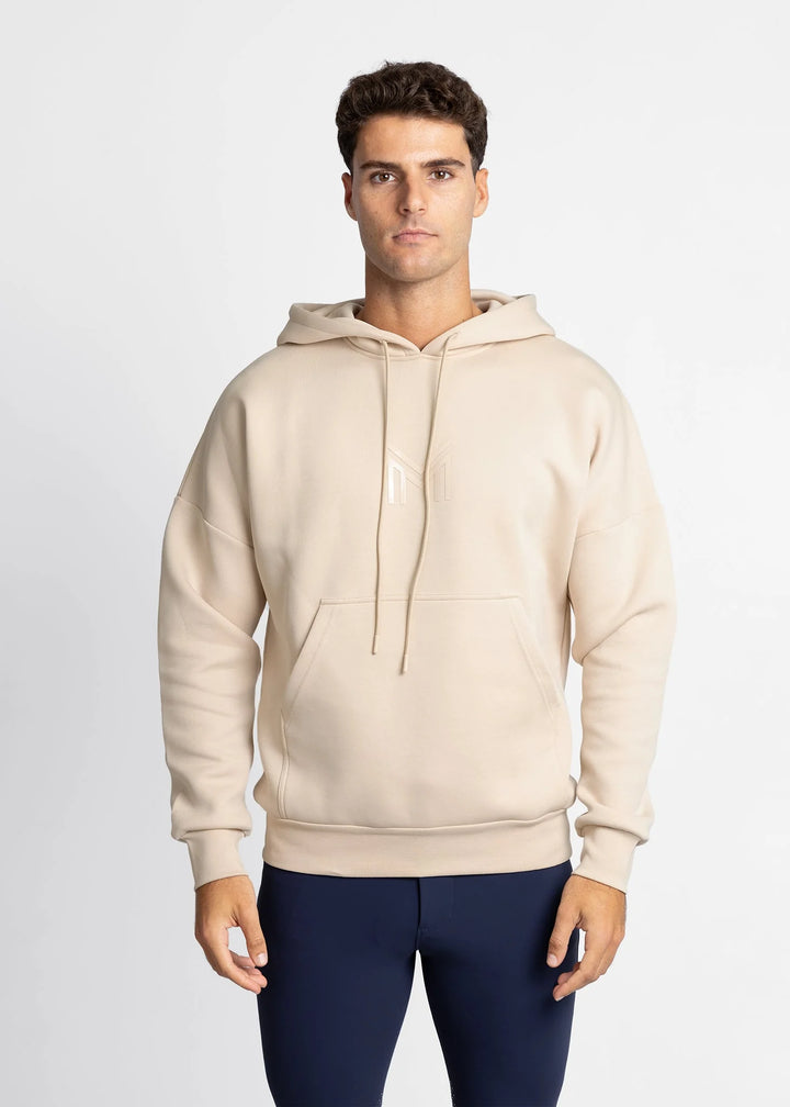 Maximilian Equestrian - Icon Oversized Hoodie BEIGE