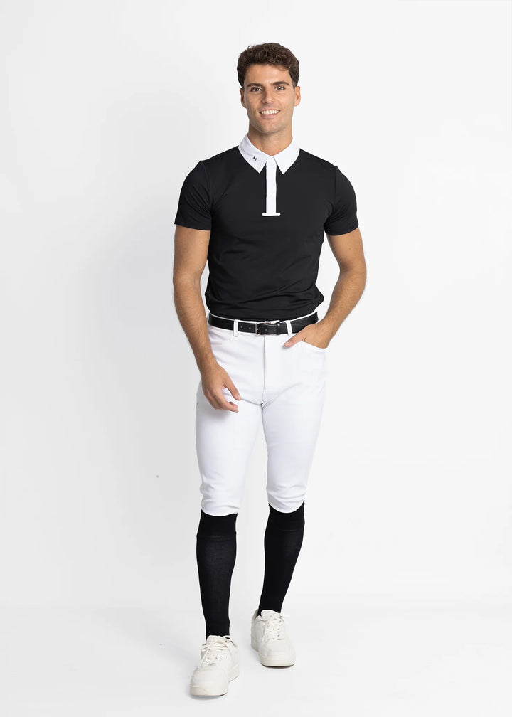 Maximilian Equestrian - Active kortärmad tävlingströja BLACK