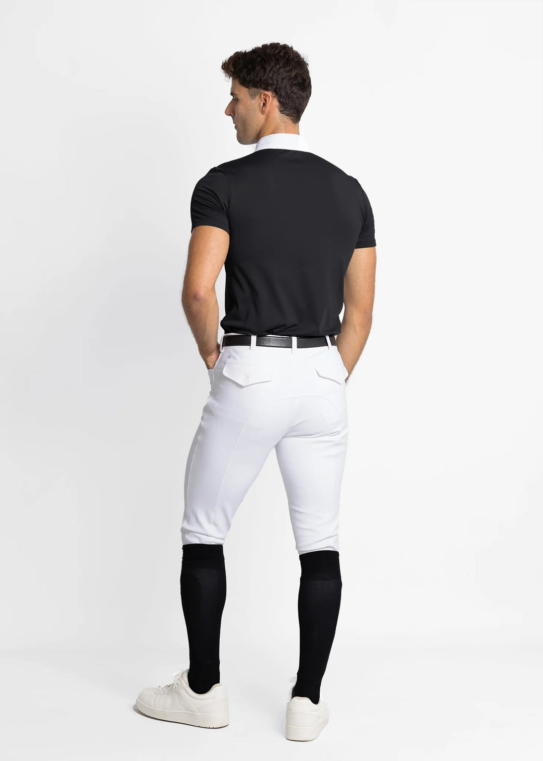 Maximilian Equestrian - Active kortärmad tävlingströja BLACK