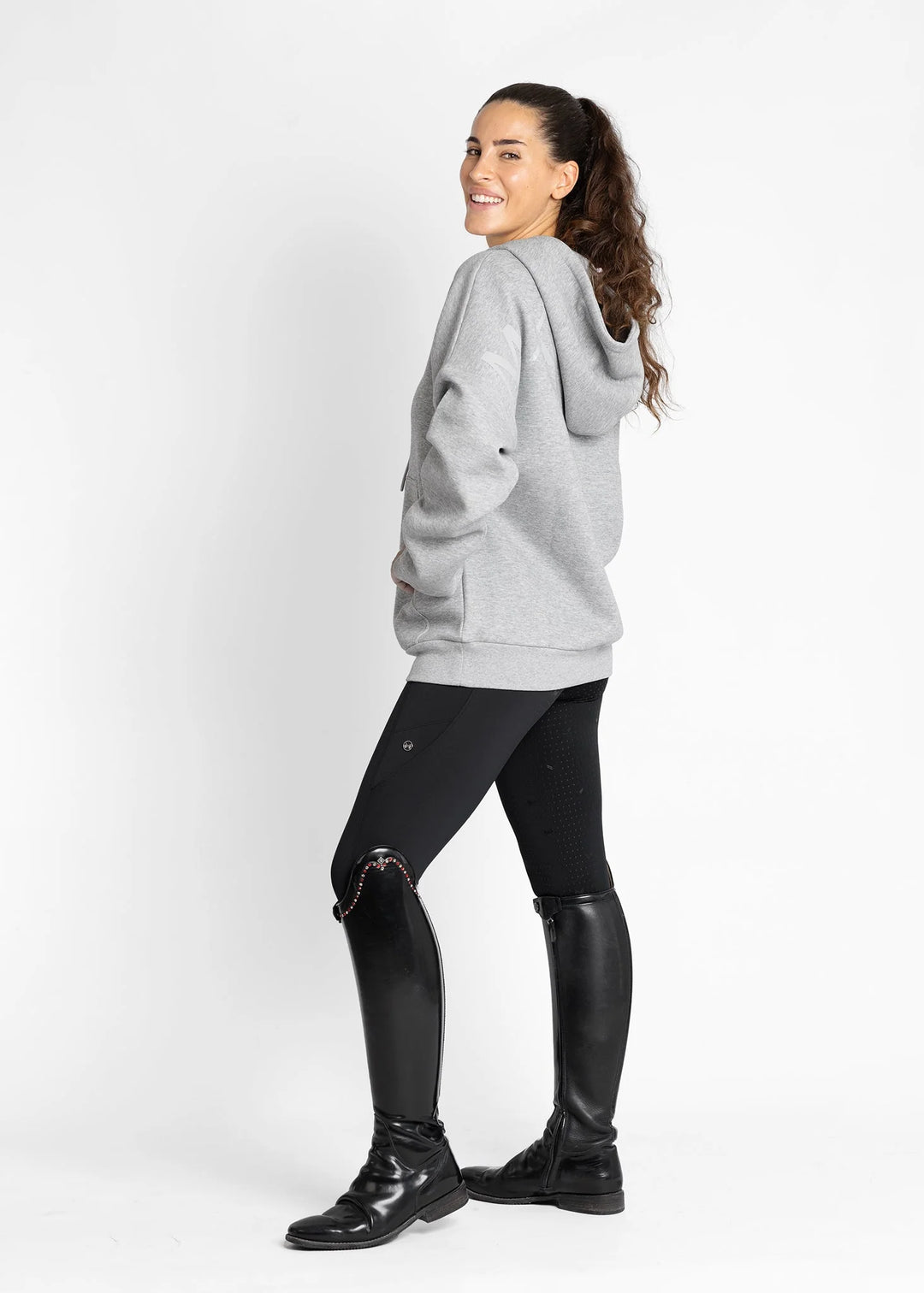 Maximilian Equestrian - Icon Oversized Hoodie GREY