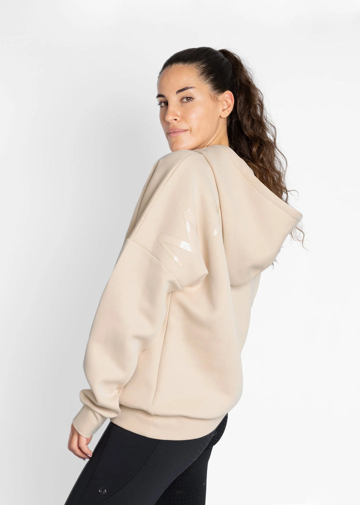 Maximilian Equestrian - Icon Oversized Hoodie BEIGE