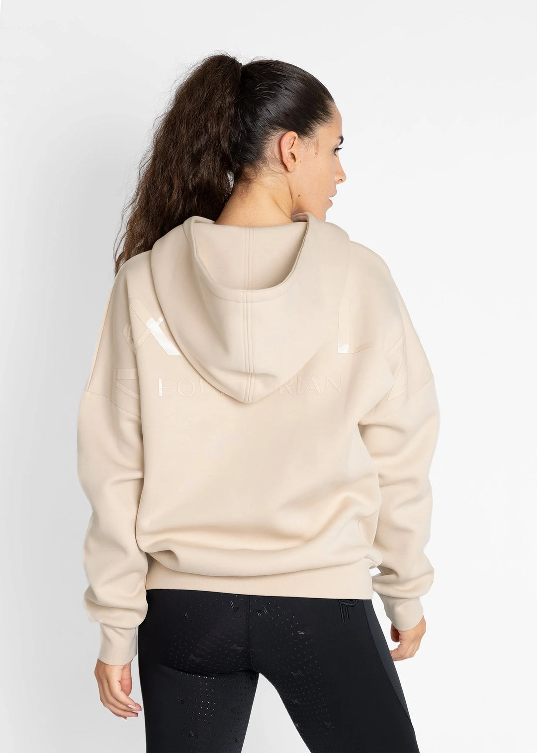 Maximilian Equestrian - Icon Oversized Hoodie BEIGE