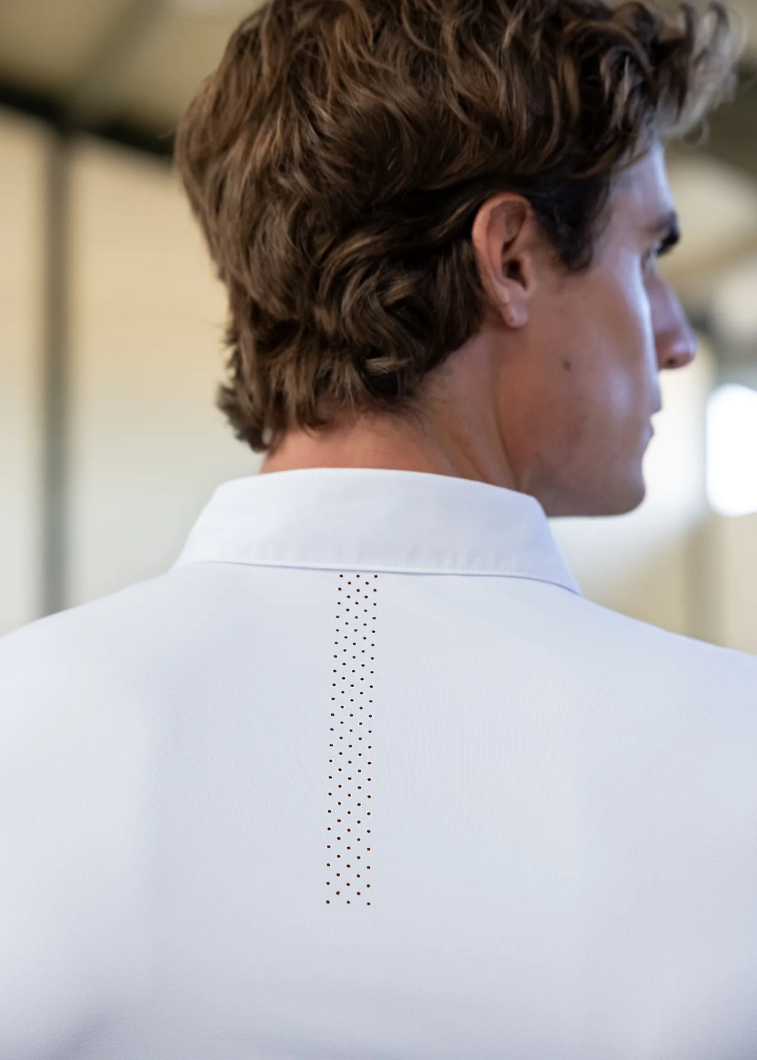 Maximilian Equestrian - Active kortärmad tävlingströja WHITE