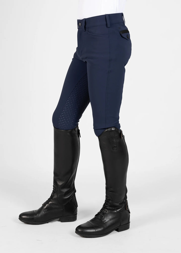 Maximilian Equestrian - YR Performance Helskodda Ridbyxor NAVY
