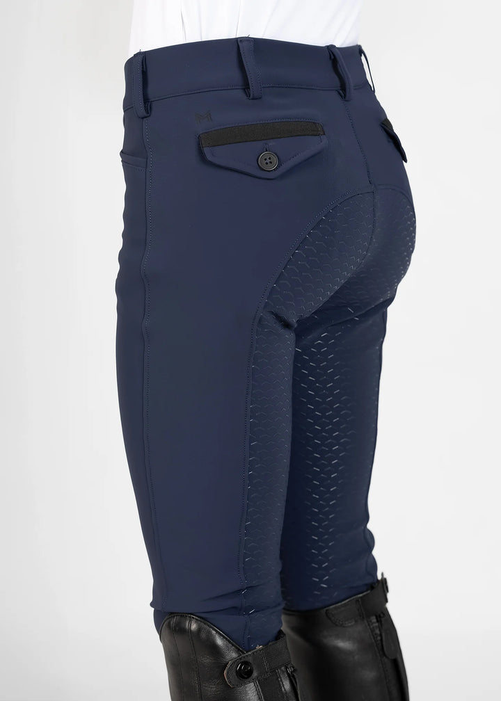 Maximilian Equestrian - YR Performance Helskodda Ridbyxor NAVY