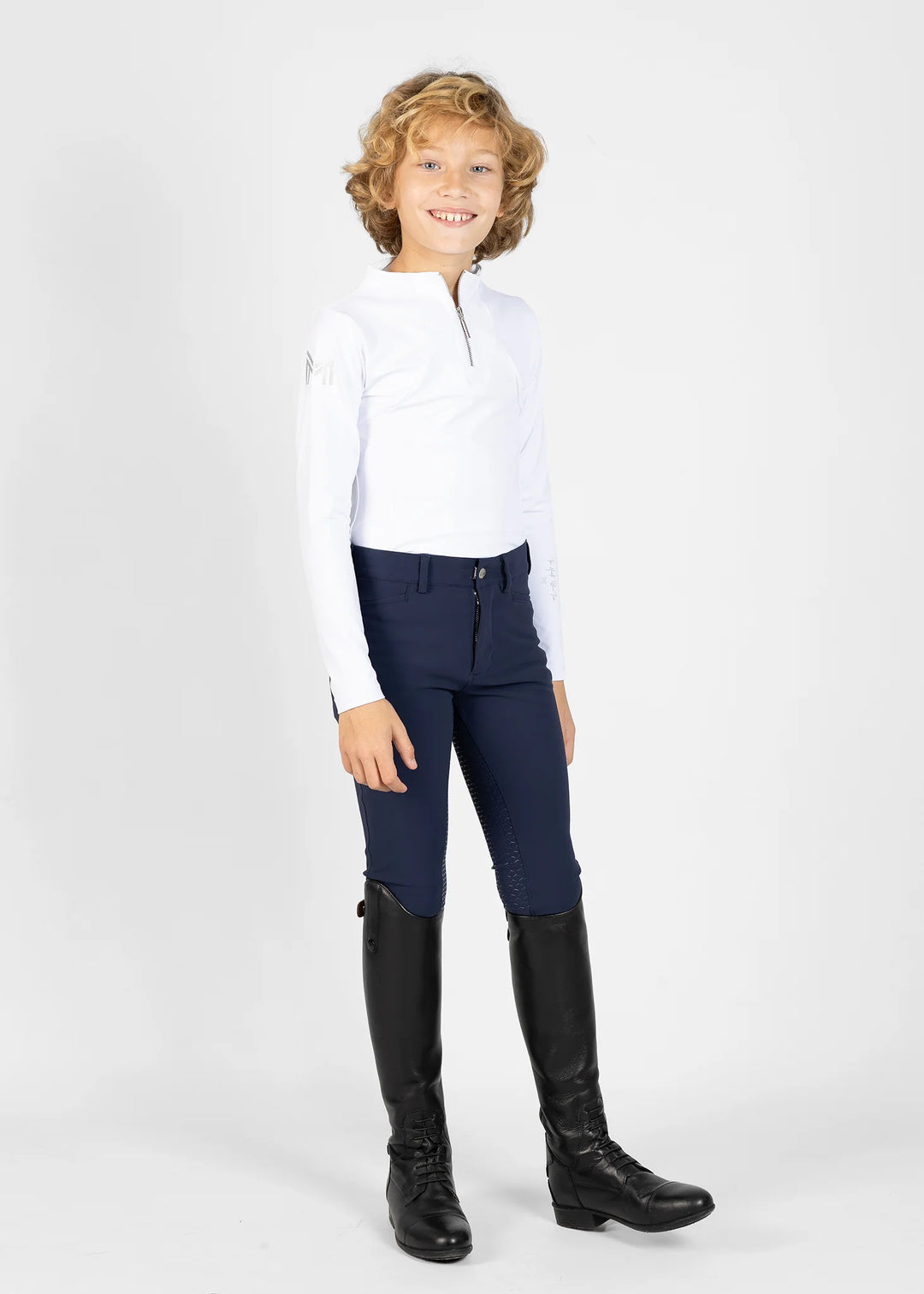 Maximilian Equestrian - YR Performance Helskodda Ridbyxor NAVY