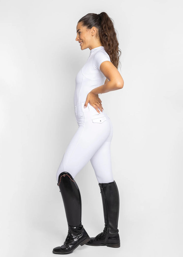 Maximilian Equestrian - PRO Helskodda Ridleggings WHITE