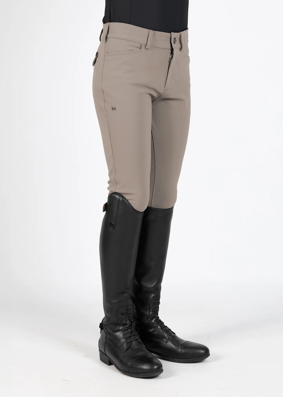 Maximilian Equestrian - YR Performance Helskodda Ridbyxor TAUPE