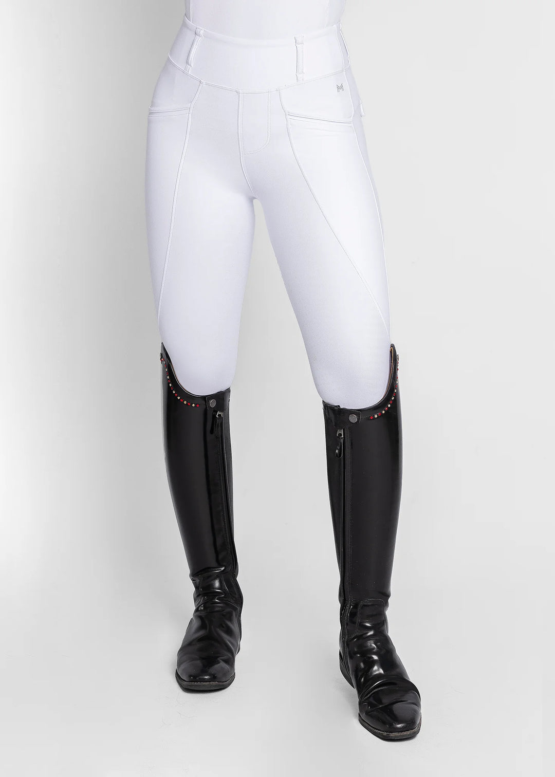 Maximilian Equestrian - PRO Helskodda Ridleggings WHITE