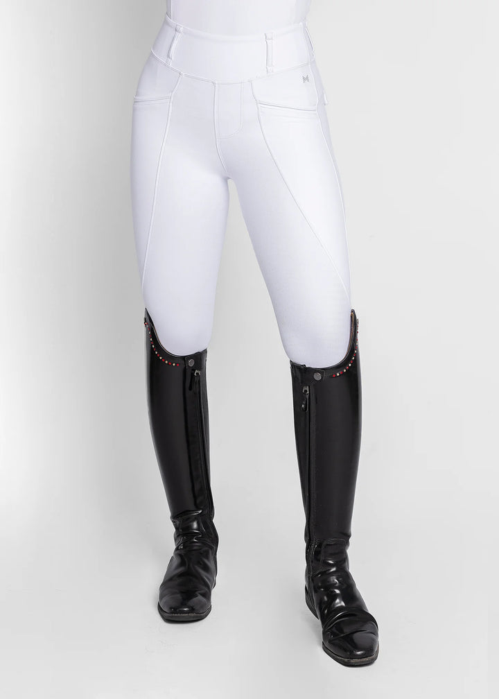 Maximilian Equestrian - PRO Helskodda Ridleggings WHITE