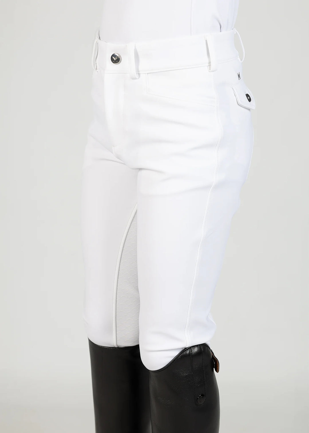 Maximilian Equestrian - YR Performance Helskodda Ridbyxor WHITE