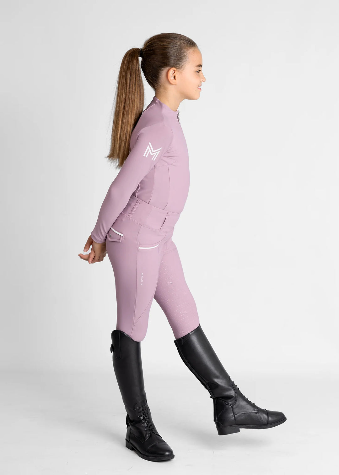Maximilian Equestrian - YR Pro Helskodda Ridleggings MAUVE