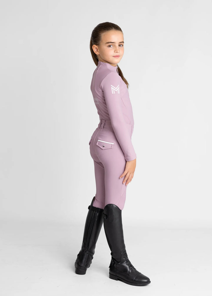 Maximilian Equestrian - YR Pro Helskodda Ridleggings MAUVE