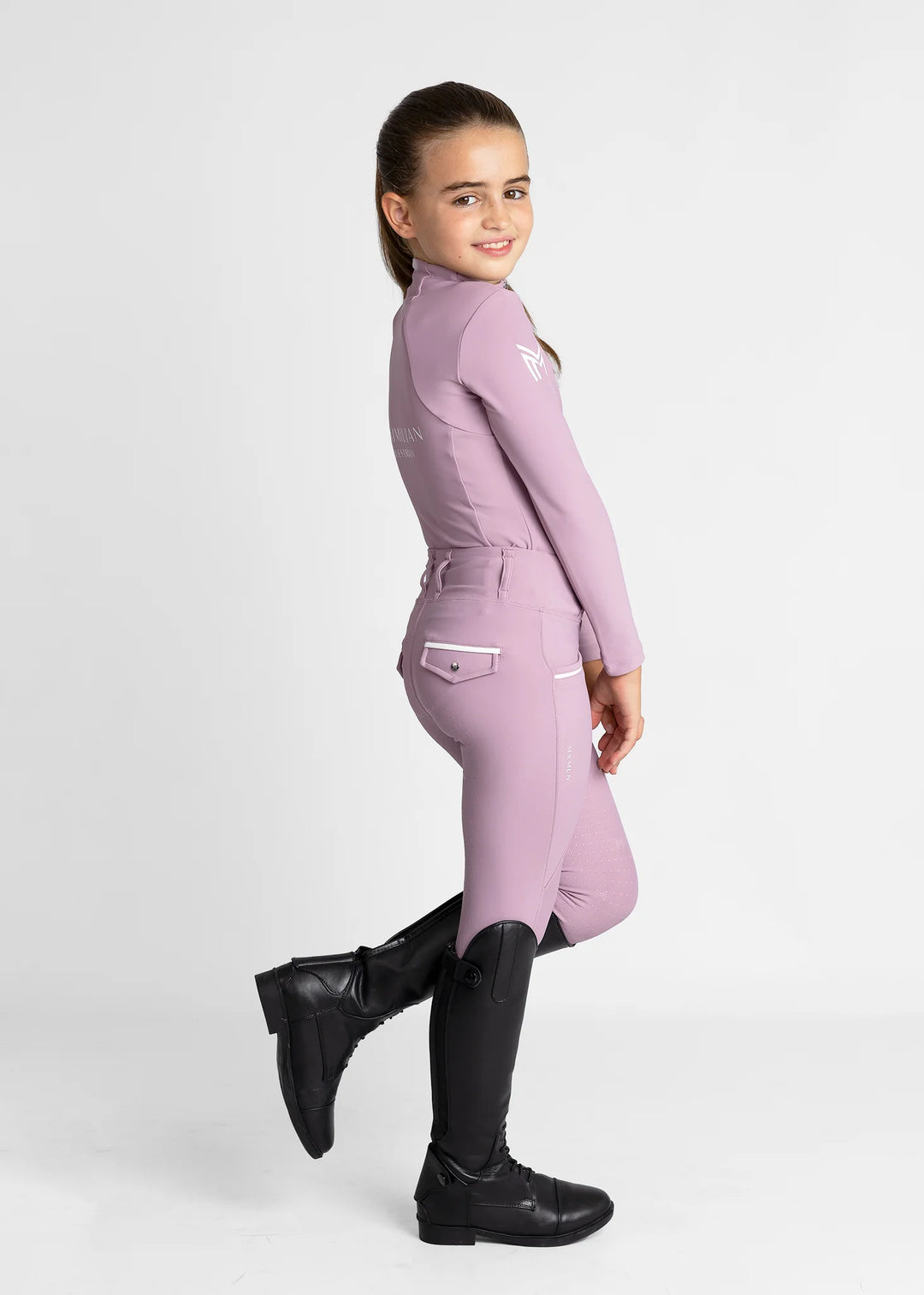 Maximilian Equestrian - YR Pro Helskodda Ridleggings MAUVE