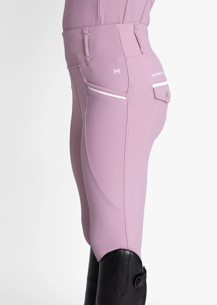 Maximilian Equestrian - YR Pro Helskodda Ridleggings MAUVE