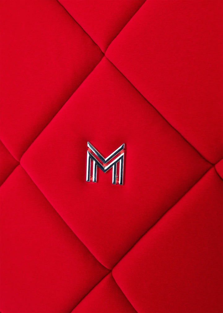 Maximilian Equestrian - Velvet hoppschabrak Djup röd