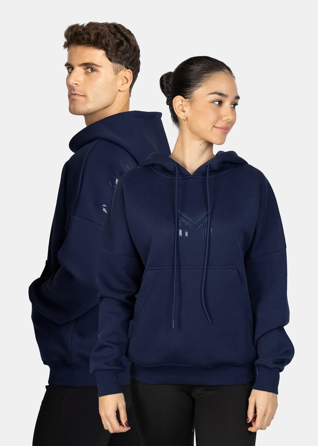 Maximilian Equestrian - Icon Oversized Hoodie NAVY