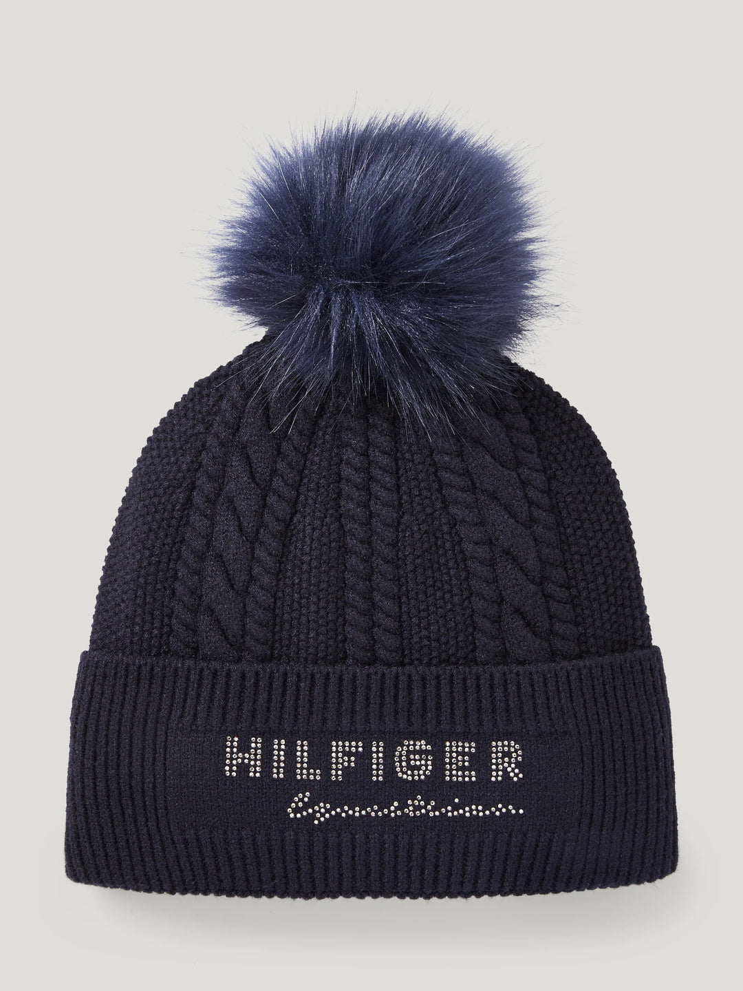 Tommy Hilfiger - Perry Pompom Beanie DESERT SKY