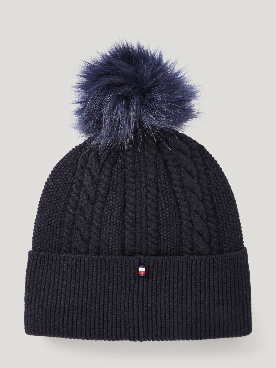 Tommy Hilfiger - Perry Pompom Beanie DESERT SKY
