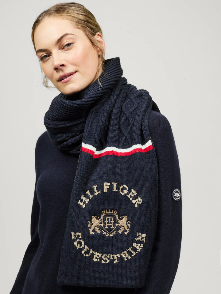 Tommy Hilfiger- Hyde Stickad Halsduk DESERT SKY