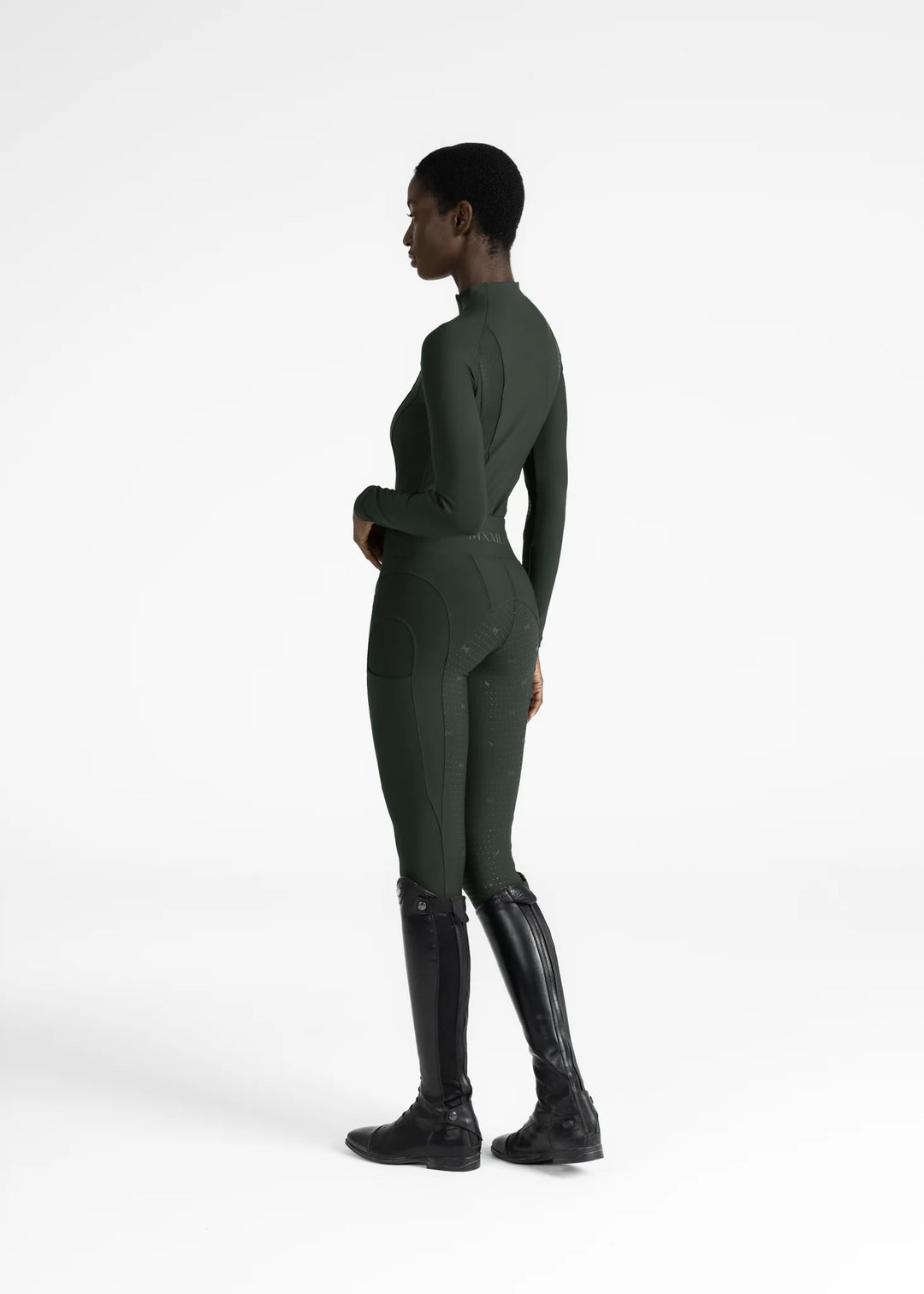 Maximilian Equestrian - Outline Helskodda Ridleggings HUNTER GREEN