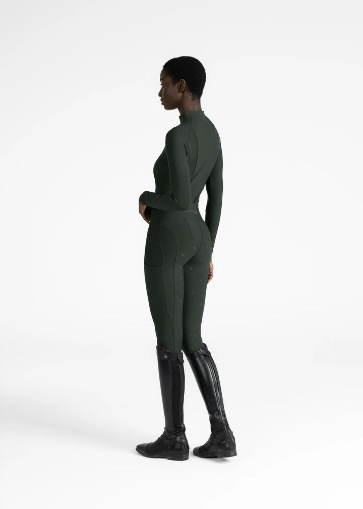 Maximilian Equestrian - Outline Helskodda Ridleggings HUNTER GREEN