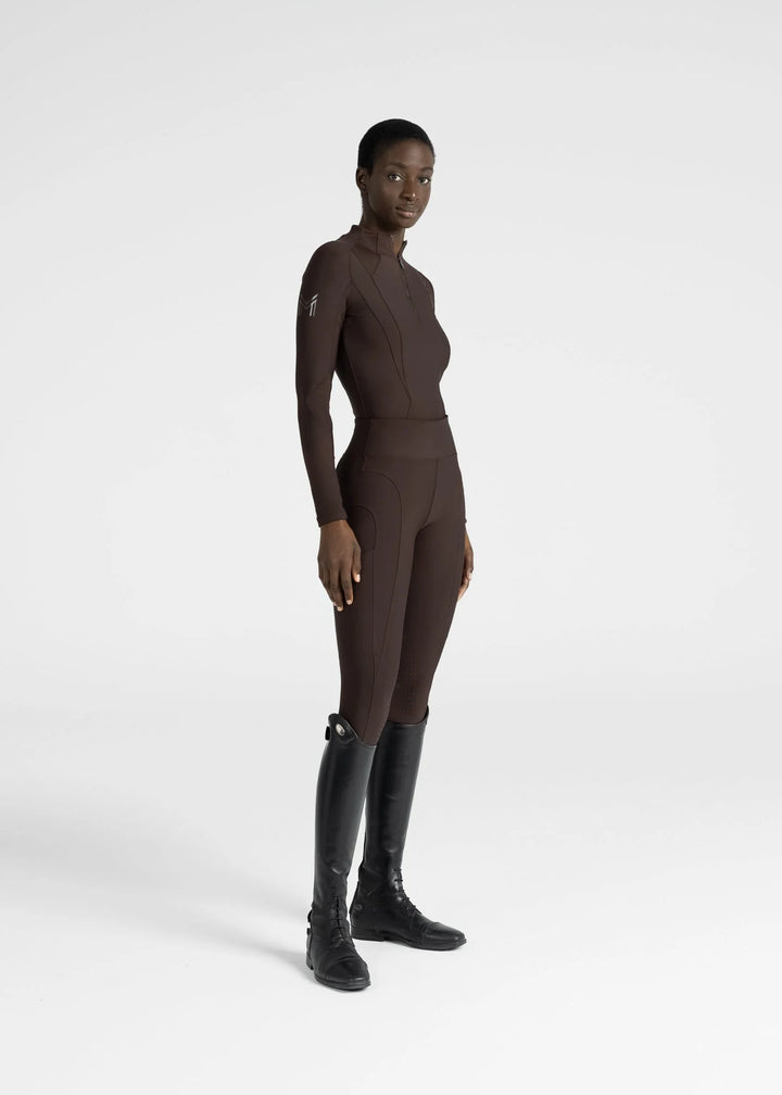 Maximilian Equestrian - Outline Helskodda Ridleggings CHOCOLATE