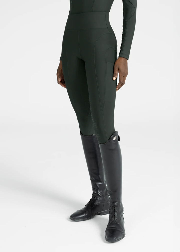 Maximilian Equestrian - Outline Helskodda Ridleggings HUNTER GREEN