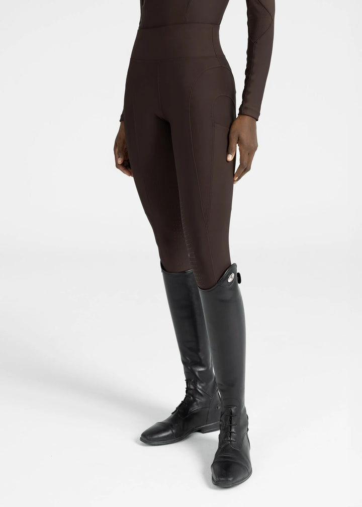 Maximilian Equestrian - Outline Helskodda Ridleggings CHOCOLATE
