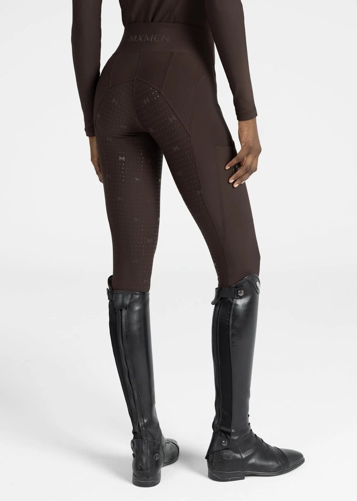 Maximilian Equestrian - Outline Helskodda Ridleggings CHOCOLATE