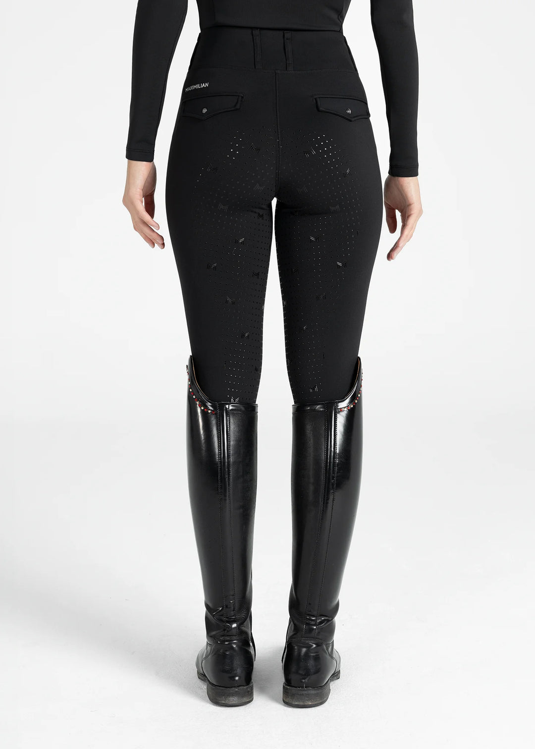 Maximilian Equestrian - PRO Helskodda Ridleggings BLACK